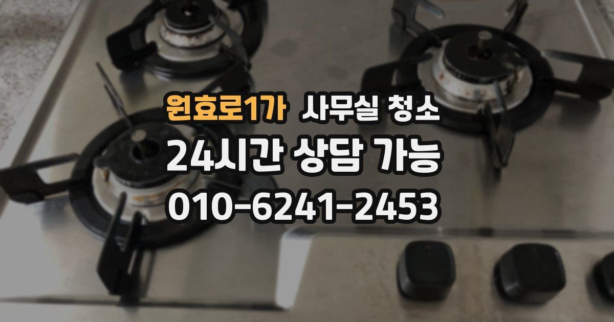 원효로1가 사무실 청소