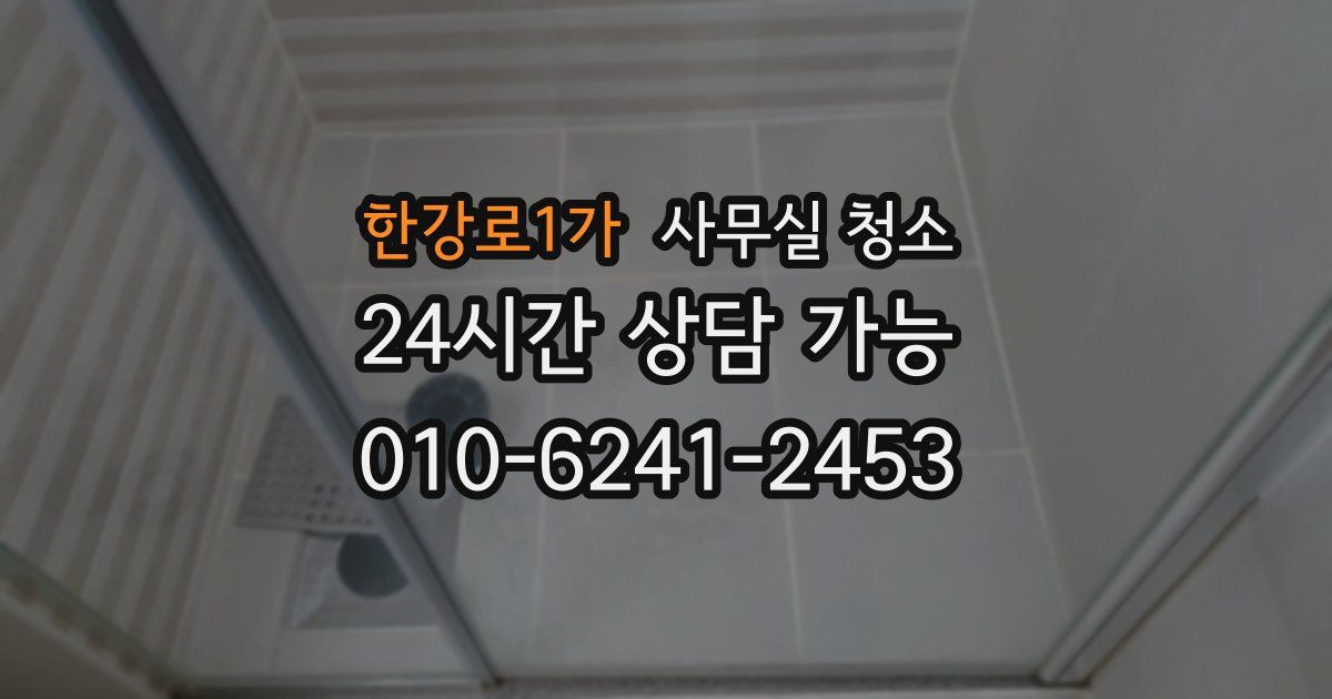 한강로1가 사무실 청소
