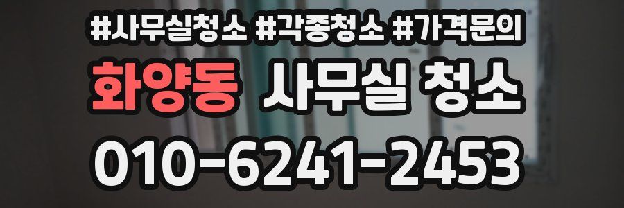 화양동 사무실 청소