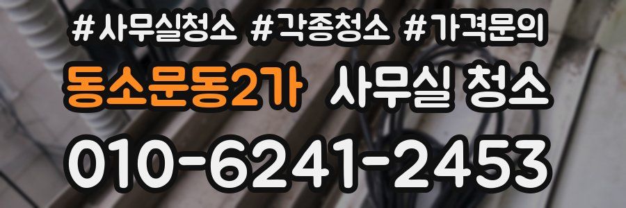 동소문동2가 사무실 청소