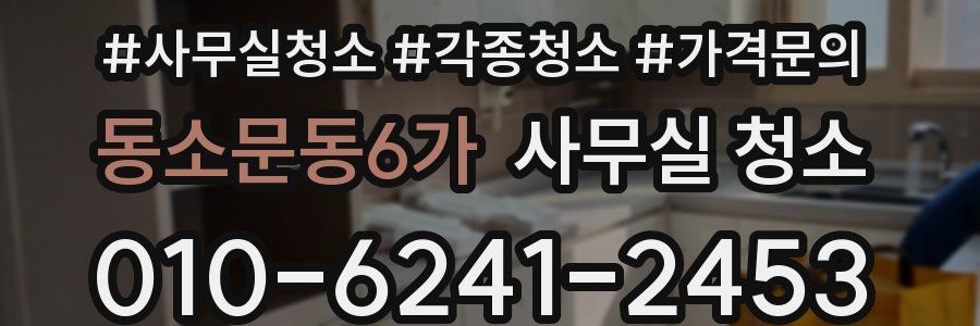 동소문동6가 사무실 청소