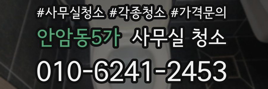 안암동5가 사무실 청소
