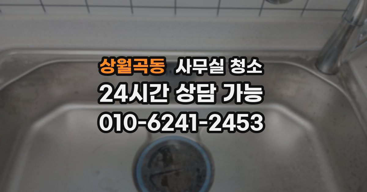 상월곡동 사무실 청소