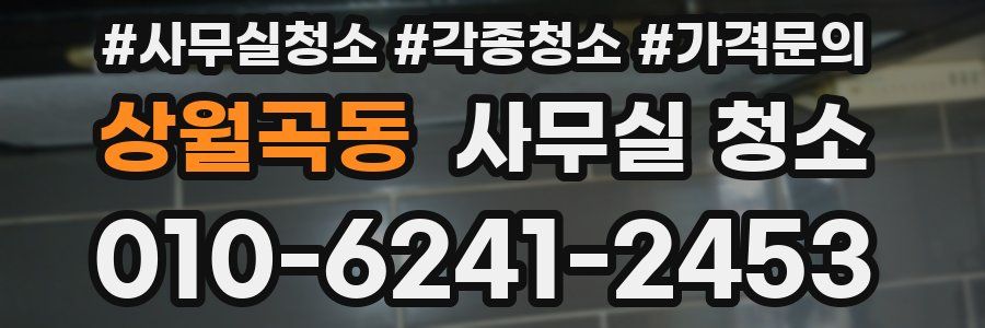 상월곡동 사무실 청소
