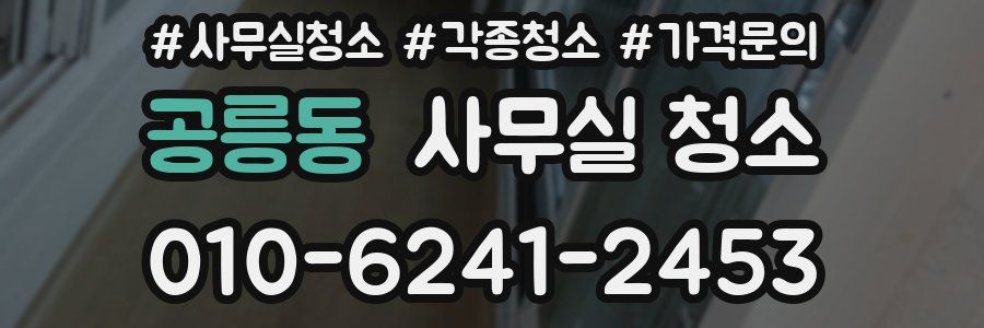 공릉동 사무실 청소