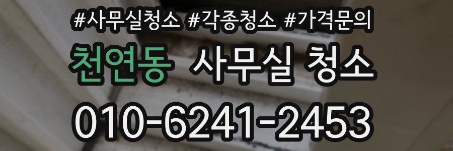 천연동 사무실 청소