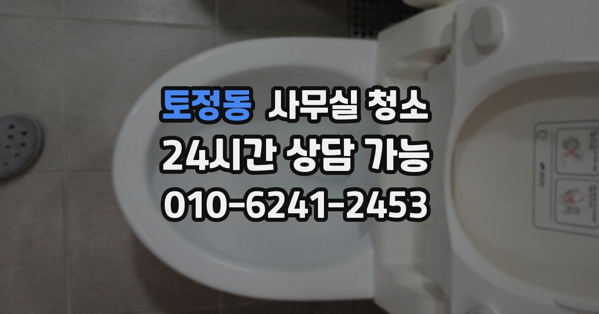 토정동 사무실 청소