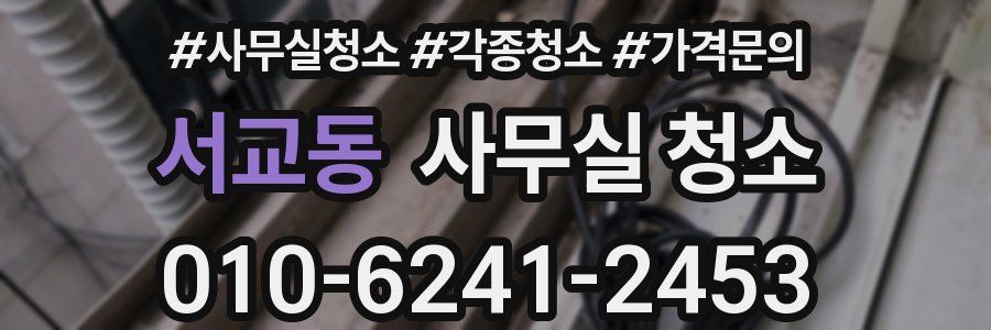 서교동 사무실 청소