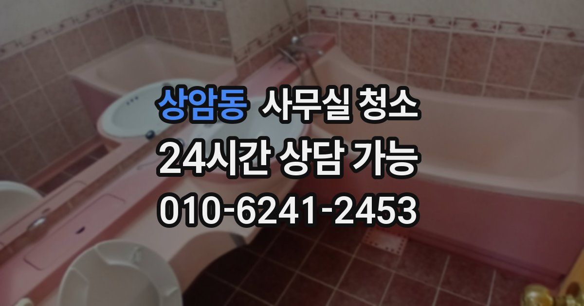 상암동 사무실 청소