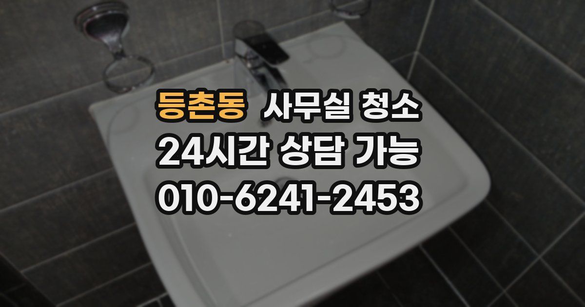등촌동 사무실 청소