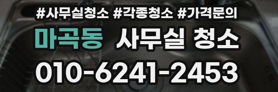 마곡동 사무실 청소