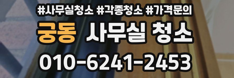 궁동 사무실 청소