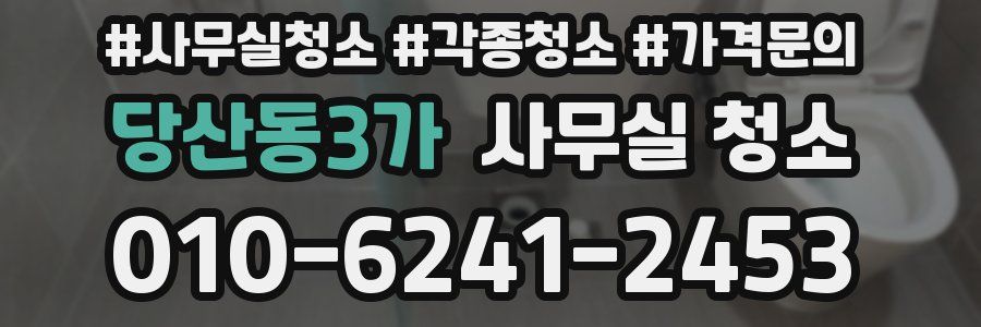 당산동3가 사무실 청소