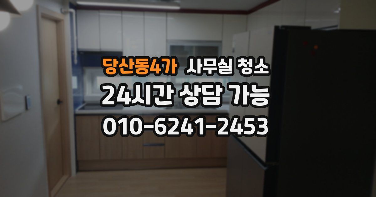 당산동4가 사무실 청소