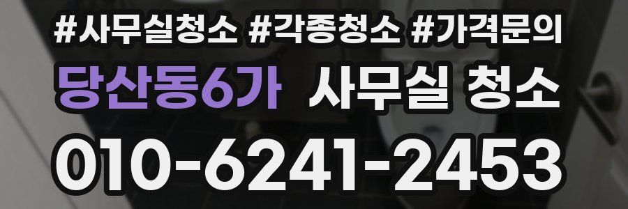 당산동6가 사무실 청소