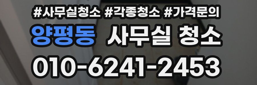 양평동 사무실 청소