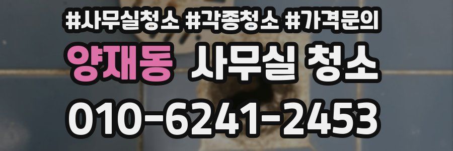 양재동 사무실 청소