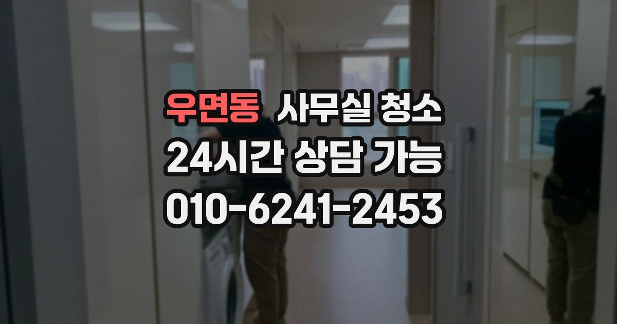 우면동 사무실 청소