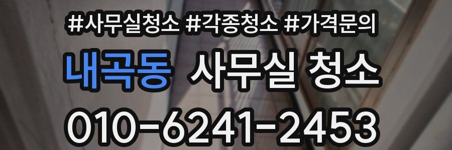 내곡동 사무실 청소