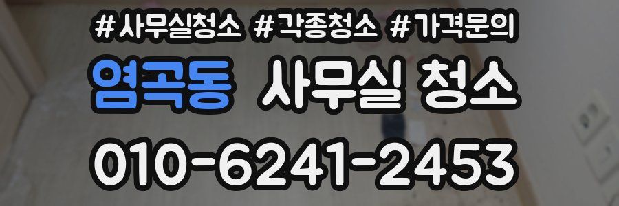 염곡동 사무실 청소