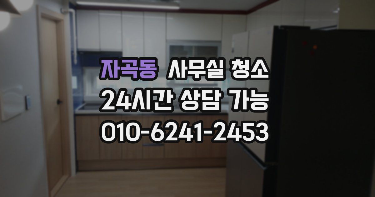 자곡동 사무실 청소