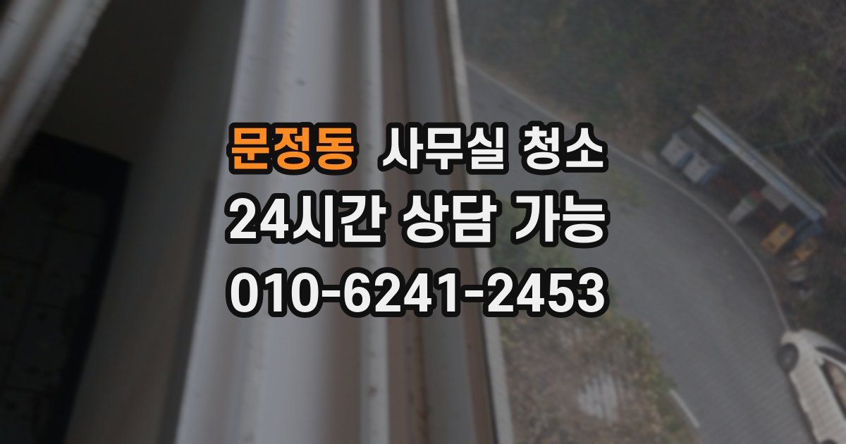 문정동 사무실 청소