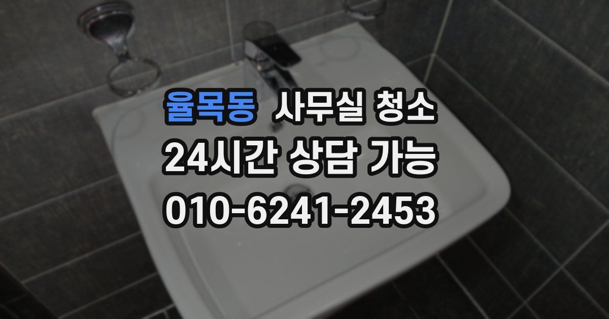 율목동 사무실 청소