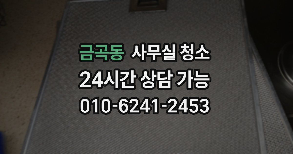 금곡동 사무실 청소