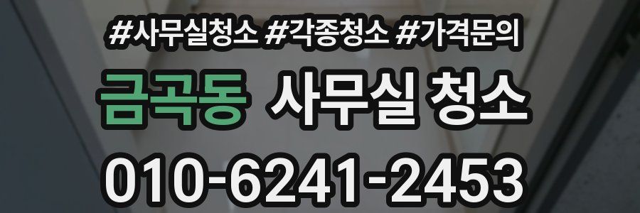 금곡동 사무실 청소