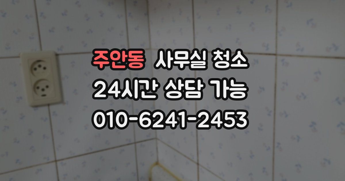주안동 사무실 청소