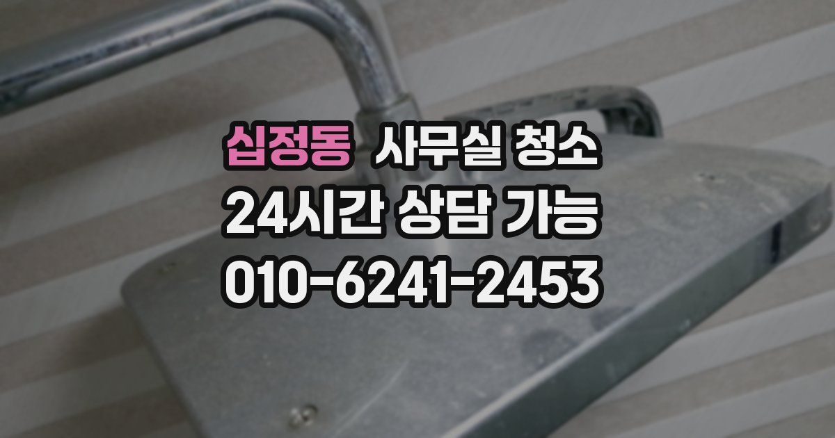 십정동 사무실 청소