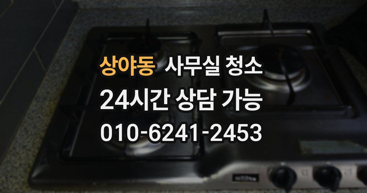 상야동 사무실 청소