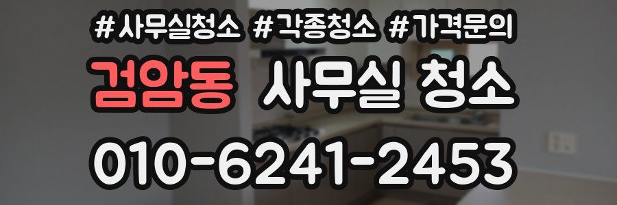 검암동 사무실 청소