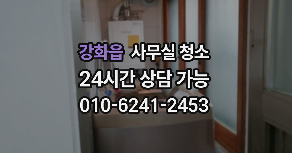 강화읍 사무실 청소
