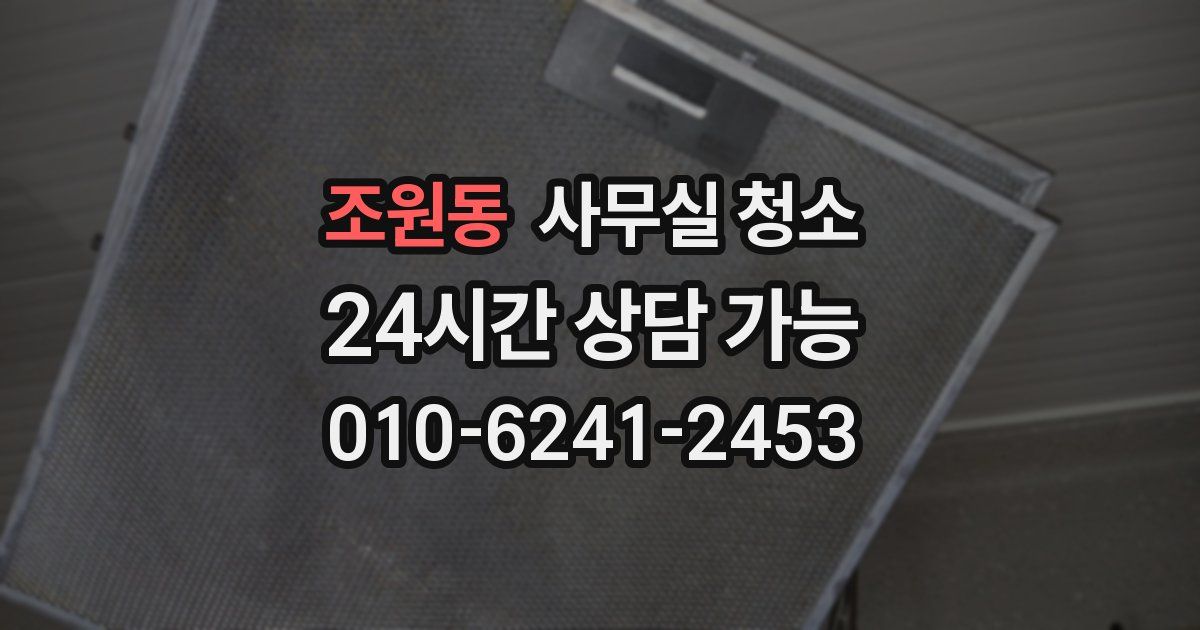 조원동 사무실 청소