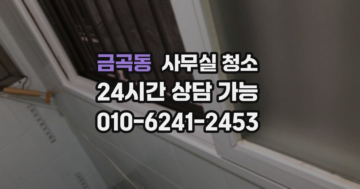 금곡동 사무실 청소