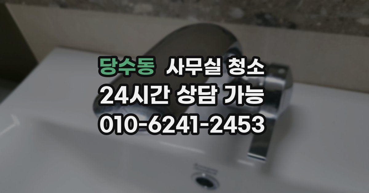 당수동 사무실 청소