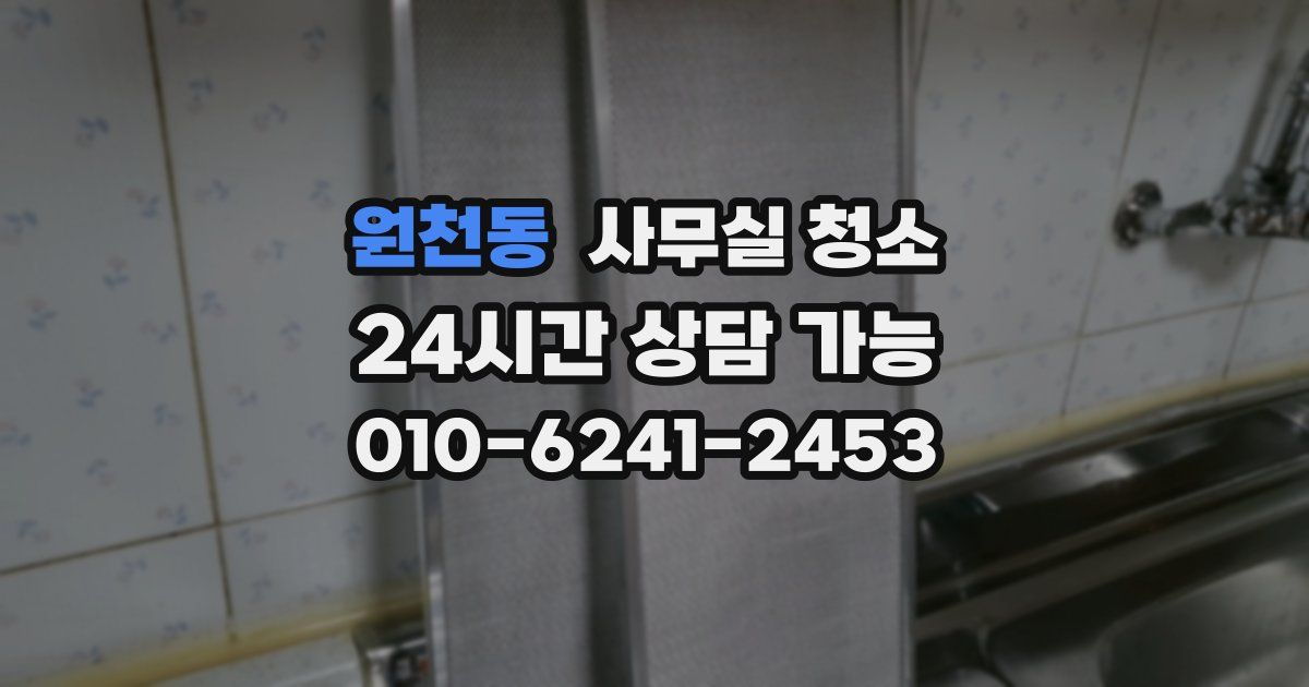 원천동 사무실 청소