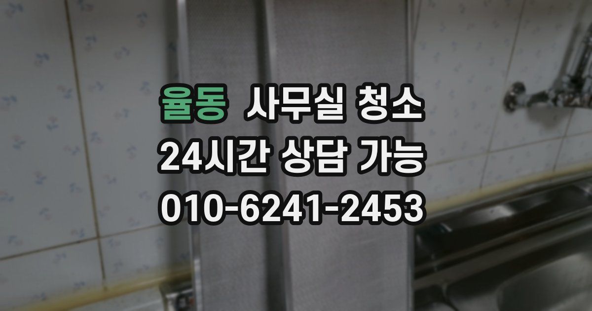 율동 사무실 청소