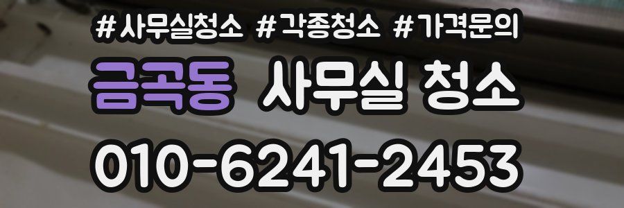 금곡동 사무실 청소
