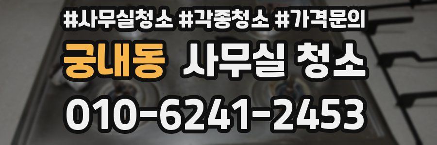 궁내동 사무실 청소