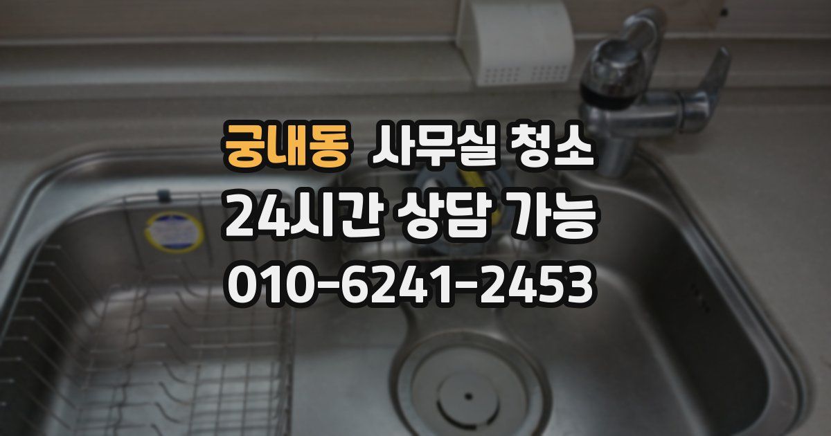 궁내동 사무실 청소