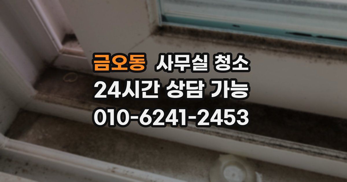금오동 사무실 청소