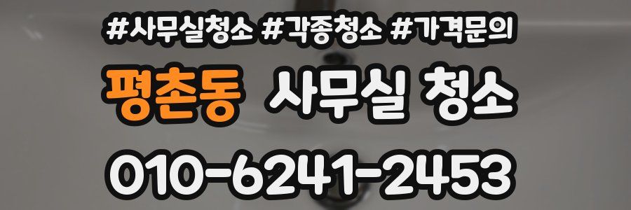 평촌동 사무실 청소