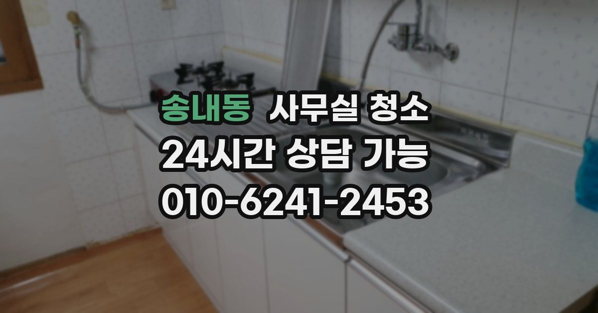송내동 사무실 청소
