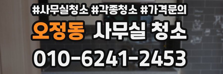 오정동 사무실 청소