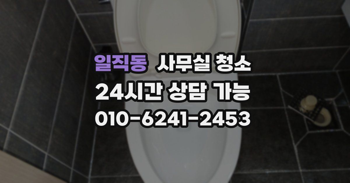 일직동 사무실 청소