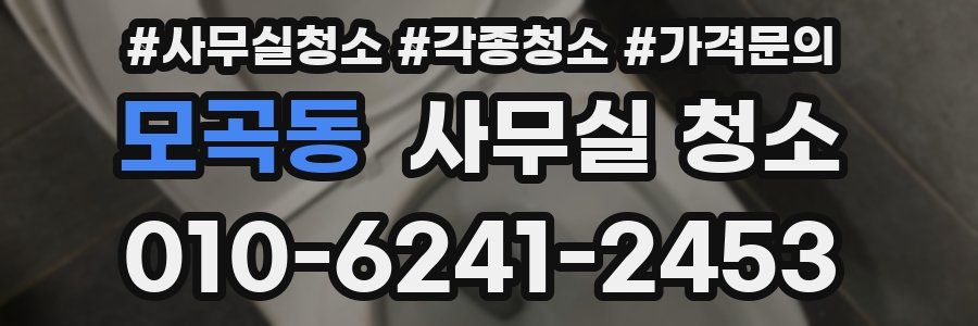 모곡동 사무실 청소