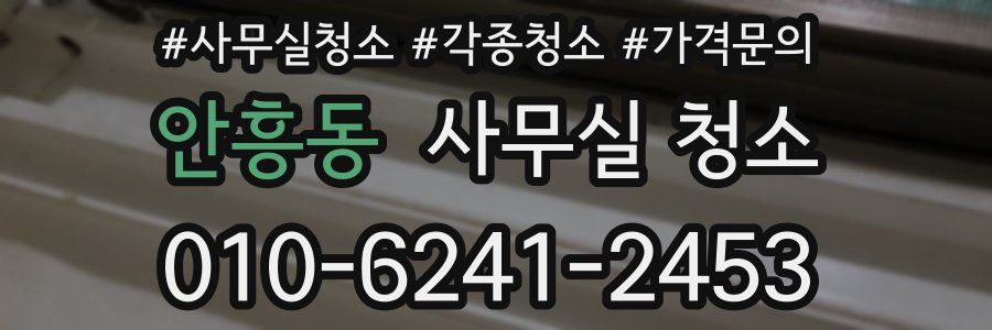 안흥동 사무실 청소