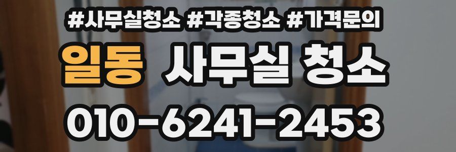 일동 사무실 청소